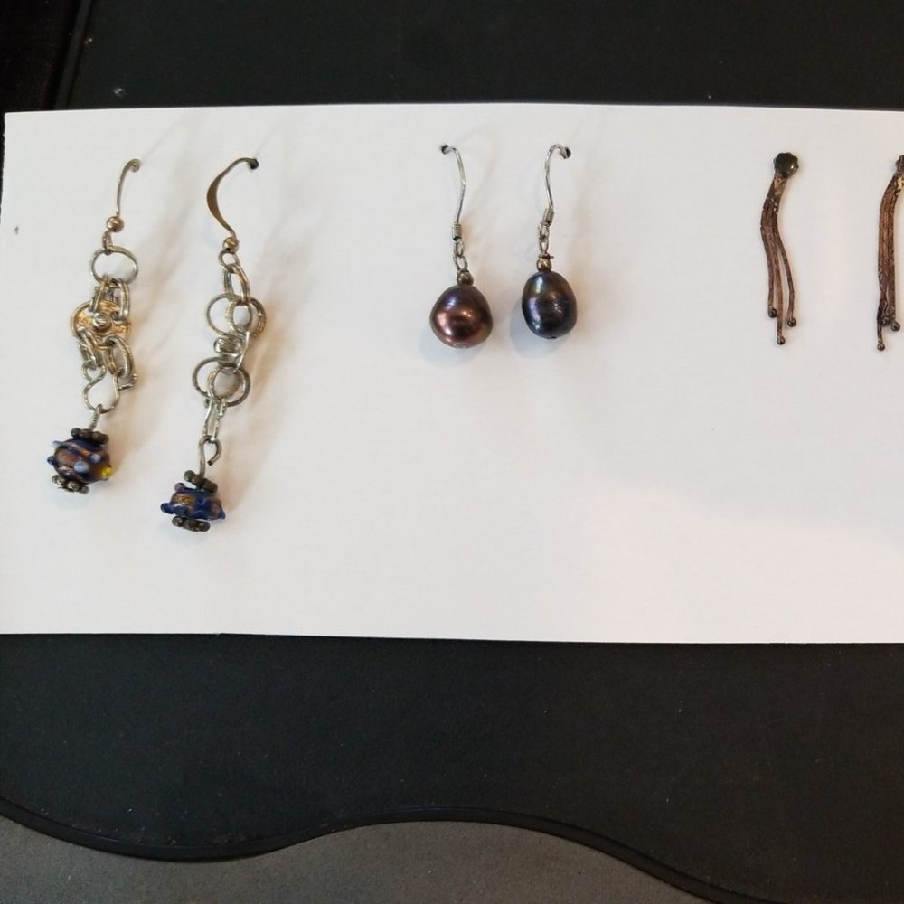 Lot of Silver Earrings